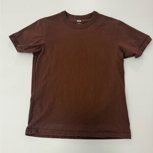 Uniqlo Burgundy Men's T-Shirt